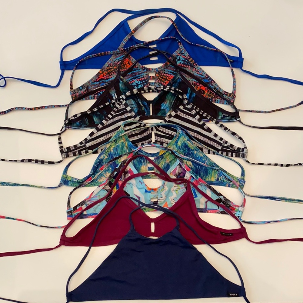 Jolyn Size Small Bikini Top Bundle of 8